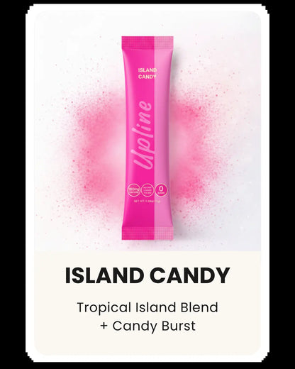 Upline Instant Loaded Tea Mix - Single Pack Multi Flavor, High Caffeine Content, Low Calorie, Low Carb, Sugar-Free, Aspartame-Free, Lightly Carbonated