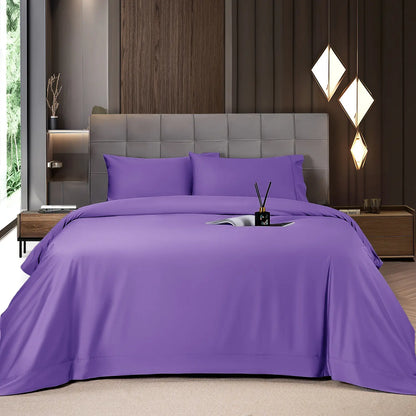 Shilucheng Bamboo Sheets Set 4/6 Pc,Cooling Breathable & Hotel Luxury Super Silky Soft, 16'' Deep Pocket, Wrinkle, Fade Resistant Springtok