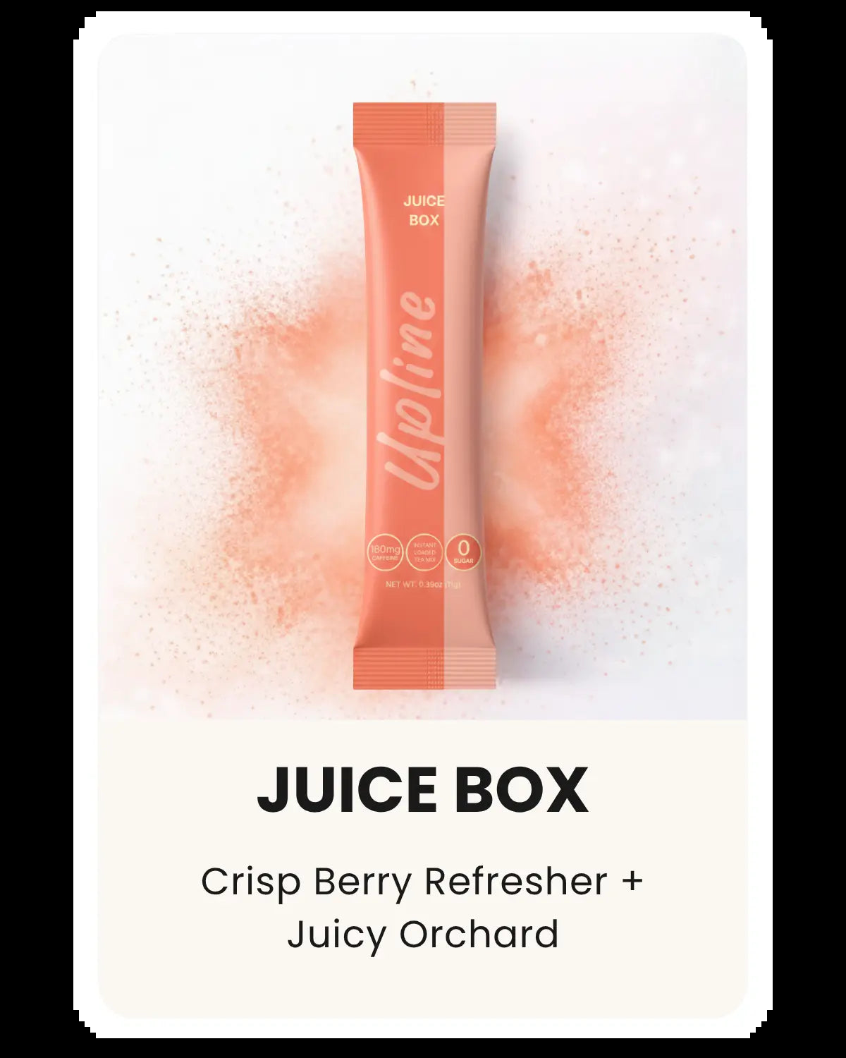 Upline Instant Loaded Tea Mix - Single Pack Multi Flavor, High Caffeine Content, Low Calorie, Low Carb, Sugar-Free, Aspartame-Free, Lightly Carbonated