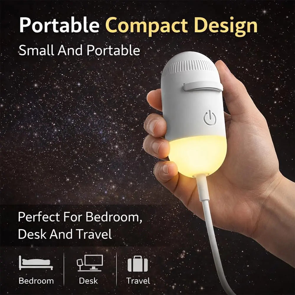 Galaxy Projector 2-In-1 Starry Sky Projector, Galaxy Star Projector Starry Projector Light, Galaxy Dual-Mode Night Light, Galaxy Projector USB